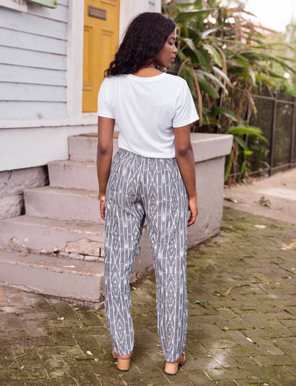 Slate Stripe Pants - Passion Lilie - Fair Trade - Sustainable Fashion