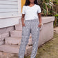 Slate Stripe Pants - Passion Lilie - Fair Trade - Sustainable Fashion