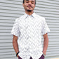 Sparrow Men's Button Down Shirt - Organic Cotton - Passion Lilie - Fair Trade - Sustainable Fashion