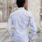 Avery Men's Button Down Shirt - Organic Cotton - Passion Lilie - Fair Trade - Sustainable Fashion