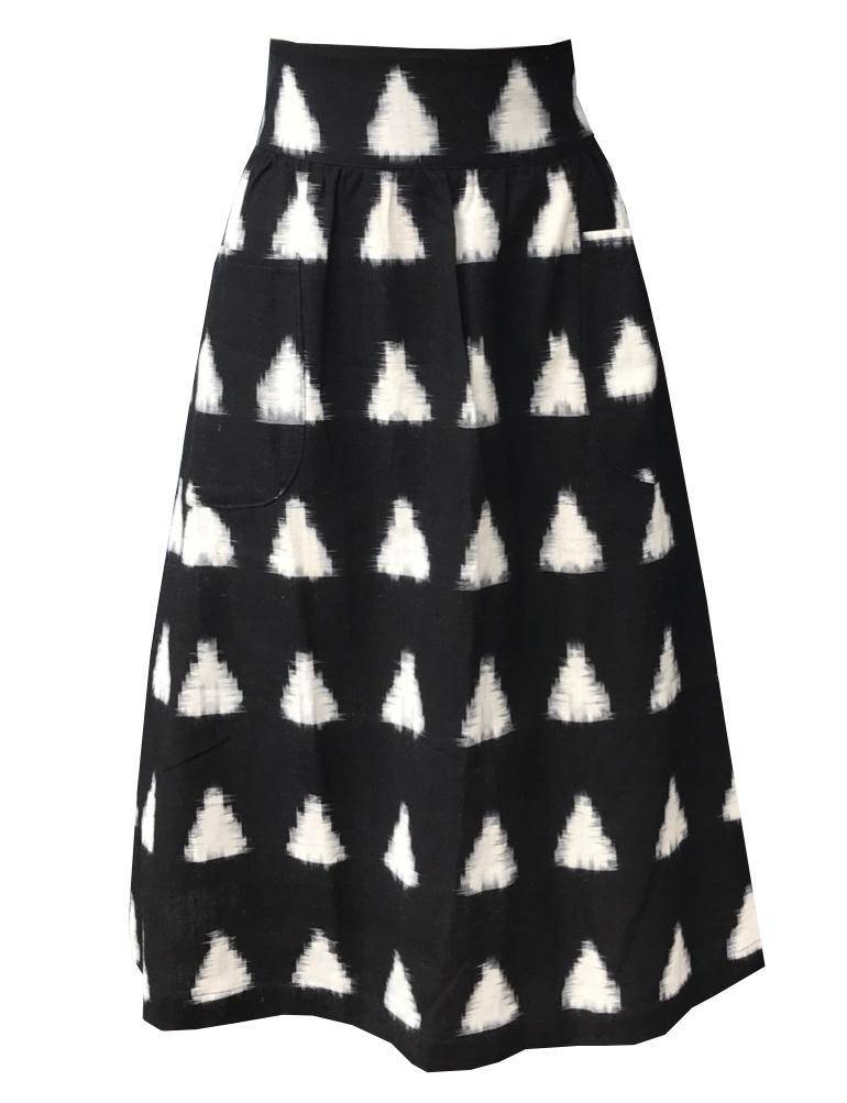 Triangles Midi Skirt - Passion Lilie - Fair Trade - Sustainable Fashion