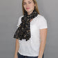 Splatter Dot Organic Woven Scarf - Passion Lilie - Fair Trade - Sustainable Fashion
