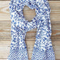 Bright Blue Abstract Scarf - Passion Lilie - Fair Trade - Sustainable Fashion