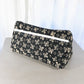Black Toiletry Bag- Dots or Floral