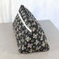 Black Toiletry Bag- Dots or Floral