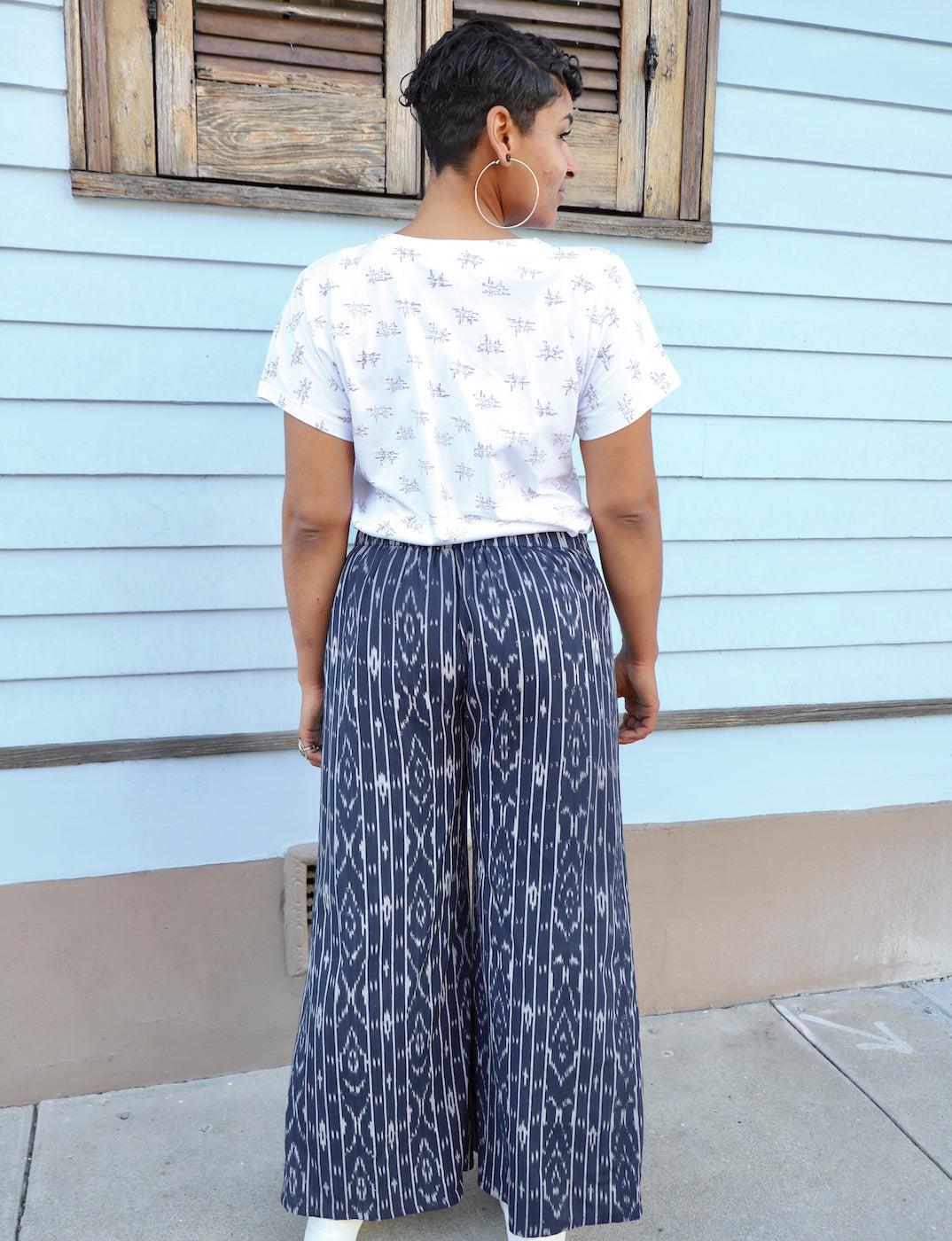 Nautical Navy Pants - Passion Lilie - Fair Trade - Sustainable Fashion