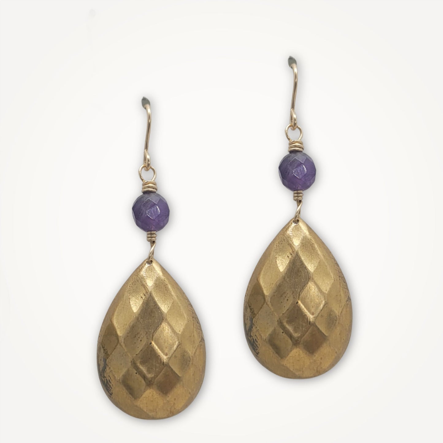 Viola Vintage Amethyst Earrings