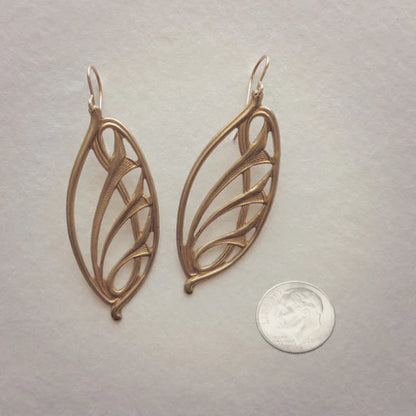 Applique Swirl Earrings