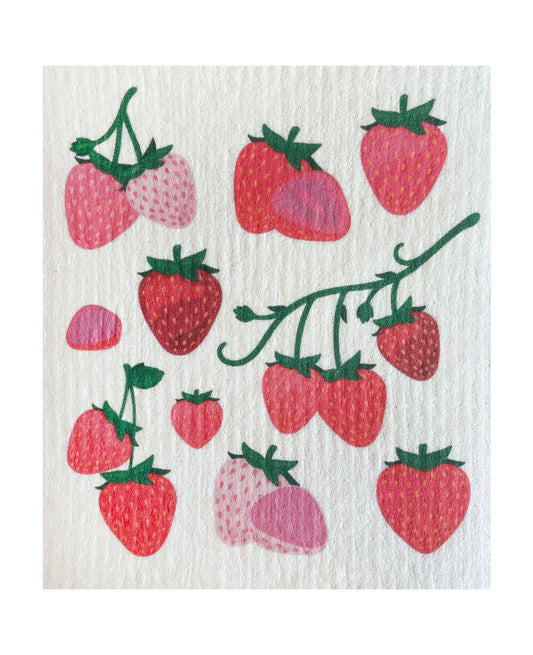 Swedish Dish Cloth | Strawberry