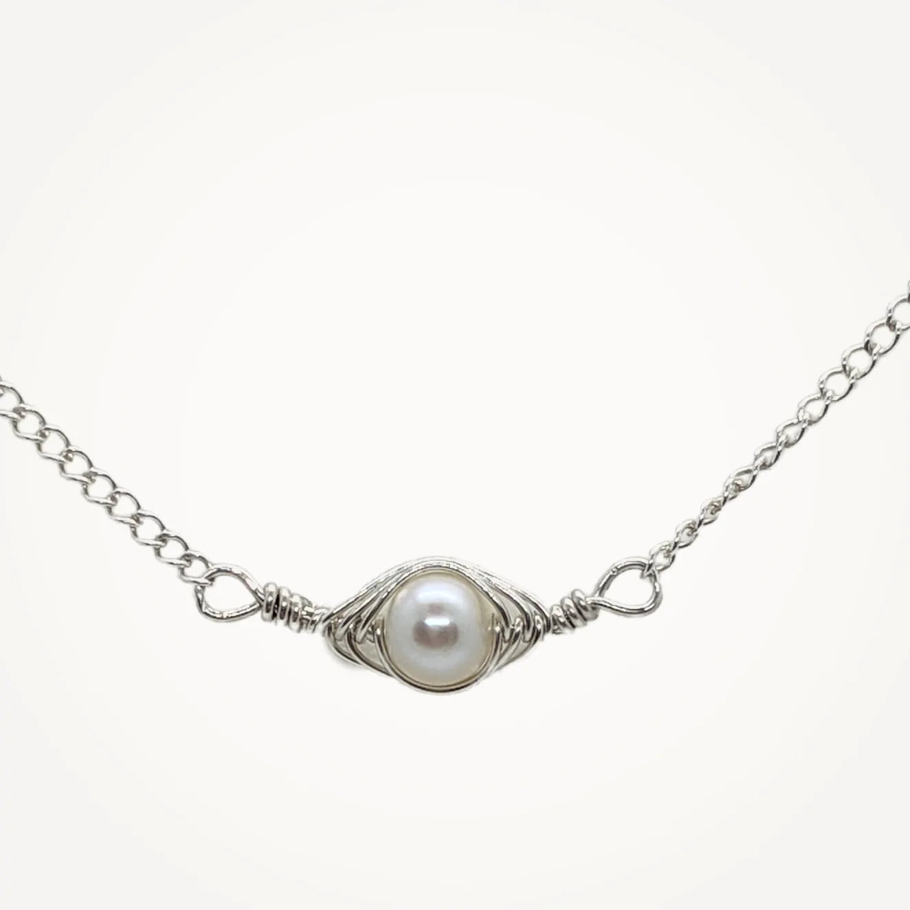 Peapod Necklace | Tiny Sterling Silver