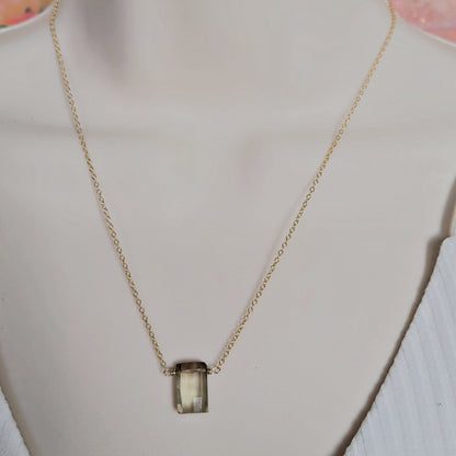 Smokey Golden Quartz Necklace