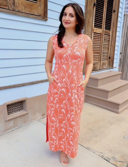 Tropical Vacay Organic Dress - Passion Lilie