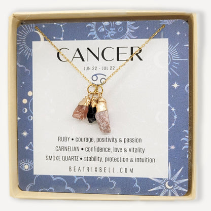 Zodiac Gemstone Necklace