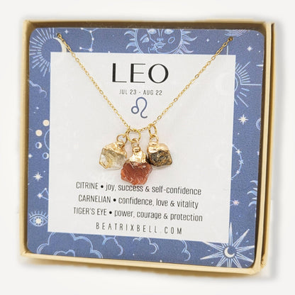 Zodiac Gemstone Necklace