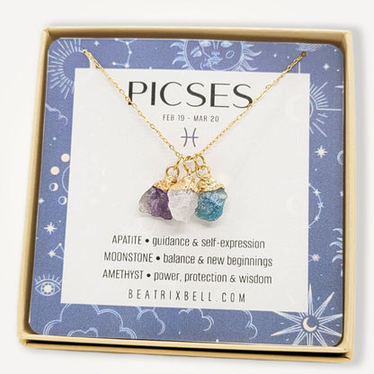 Zodiac Gemstone Necklace