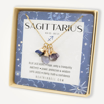 Zodiac Gemstone Necklace